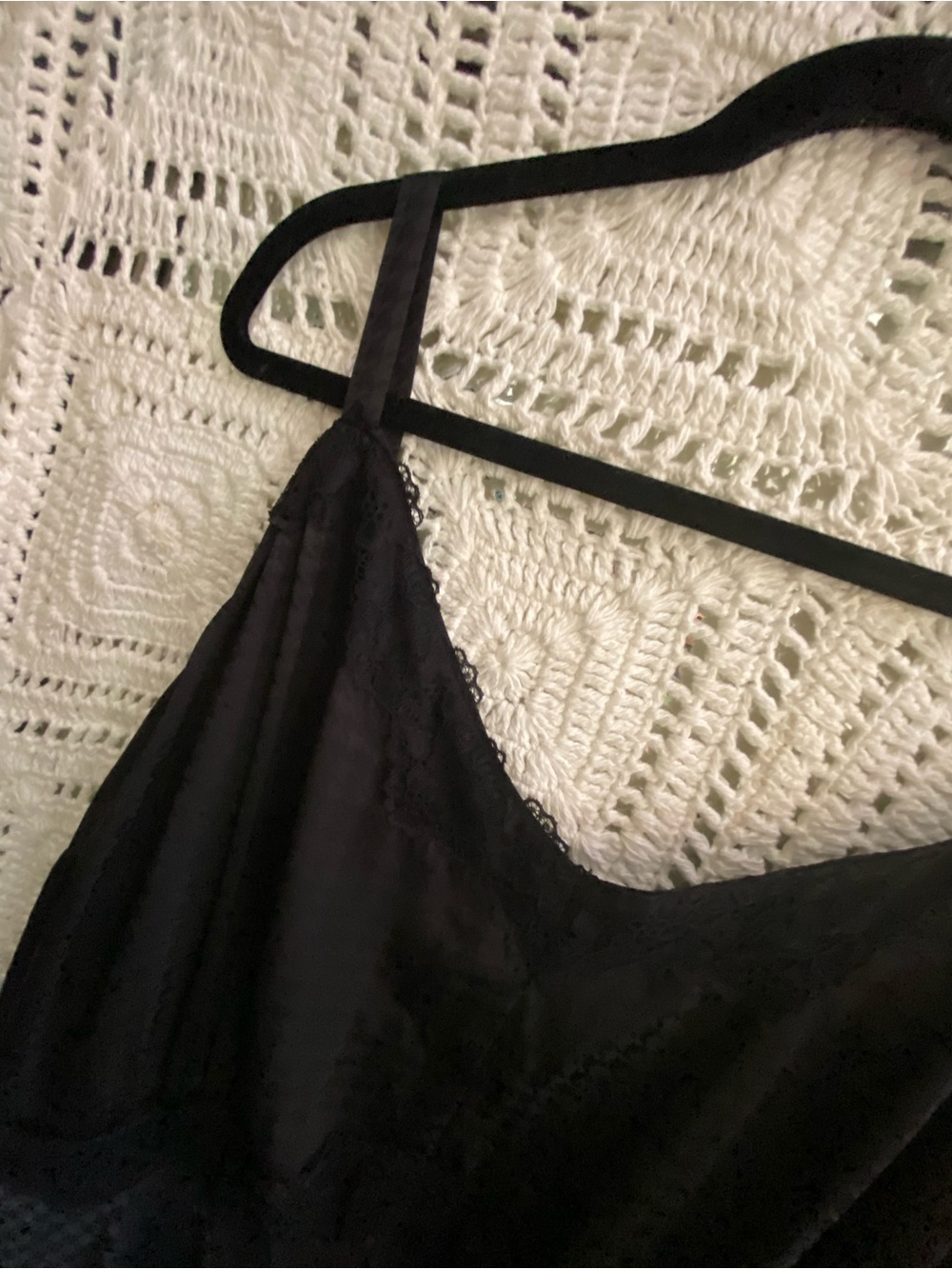 Torrid Black Jacquard Lace Trim Maxi Cami Dress NWT 3X - Picture 9 of 14